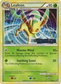 Leafeon - 17/90 (Prerelease) [Staff] [Nintendo Promos]