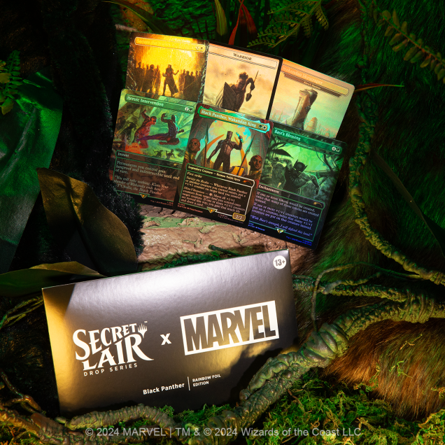 Secret Lair Marvel: Black Panther Foil Edition