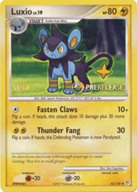Luxio - 52/130 (Prerelease) [Staff] [Nintendo Promos]
