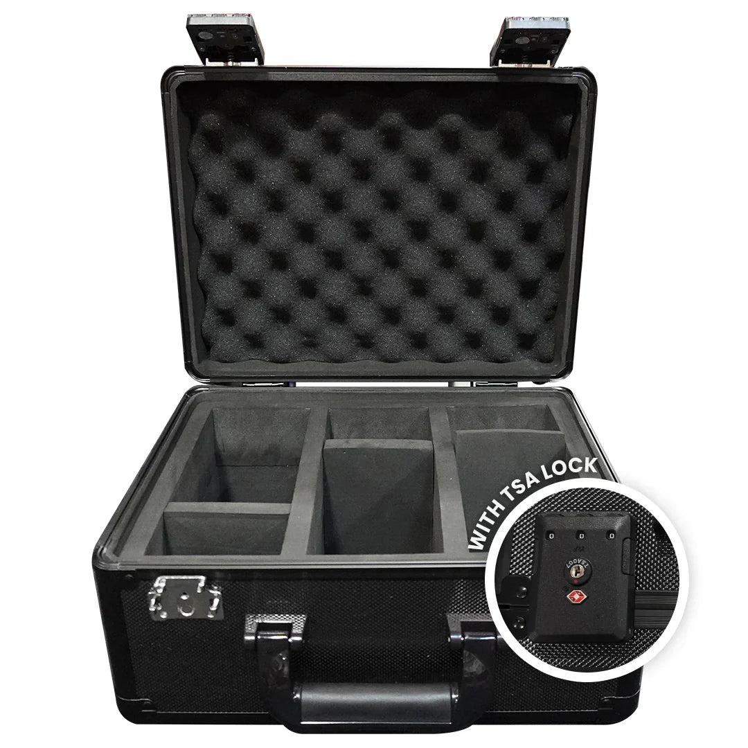Evoretro 3-Row Aluminum Gray Case With TSA Lock