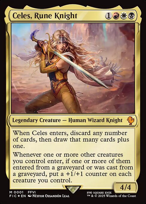Celes, Rune Knight (1) [Final Fantasy Commander]