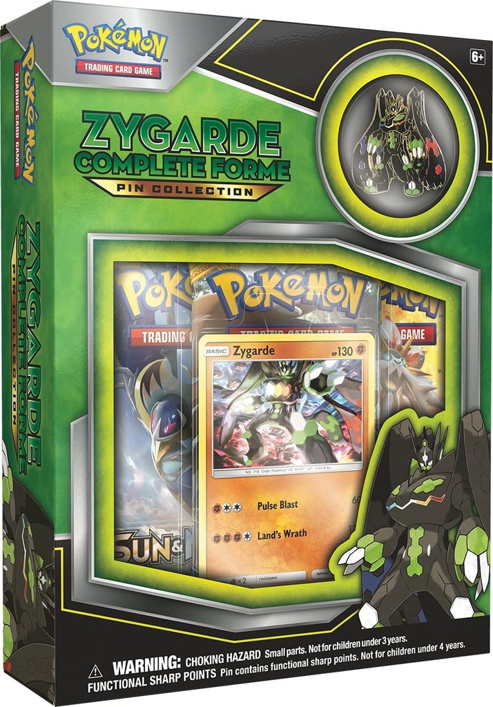 POKEMON Box - Zygarde Forme Pin Collection