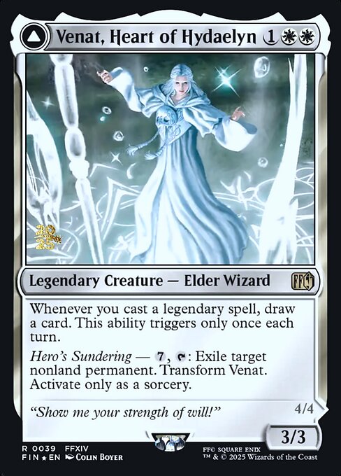 Venat, Heart of Hydaelyn // Hydaelyn, the Mothercrystal (39s) [Final Fantasy Promos]