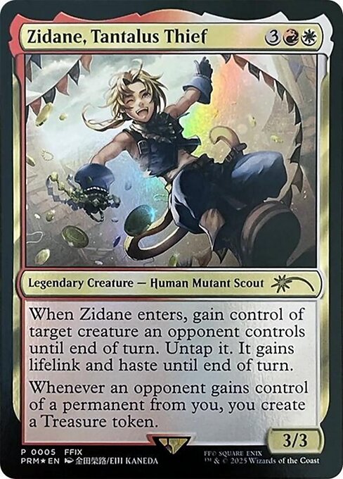 Zidane, Tantalus Thief (5) [Wizards Play Network 2025]