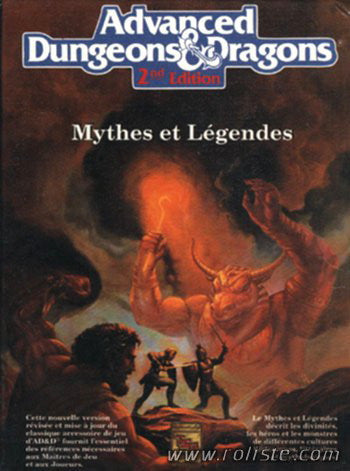 ADVANCED D&D 2ÈME ÉDITION MYTHES ET LÉGENDES (FR)