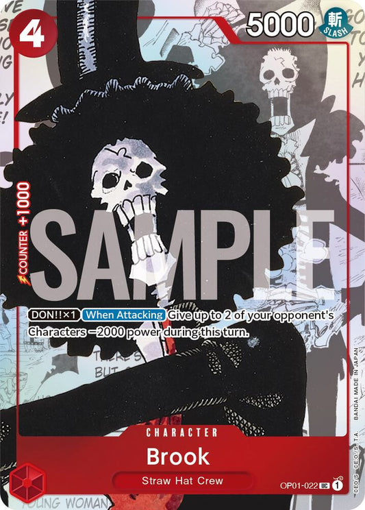 Brook - OP01-022 (Alternate Art) [One Piece Promotion Cards]