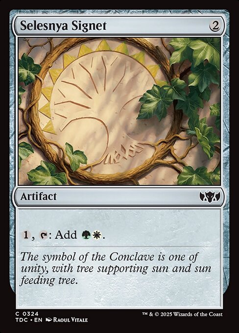 Selesnya Signet (324) [Tarkir: Dragonstorm Commander]