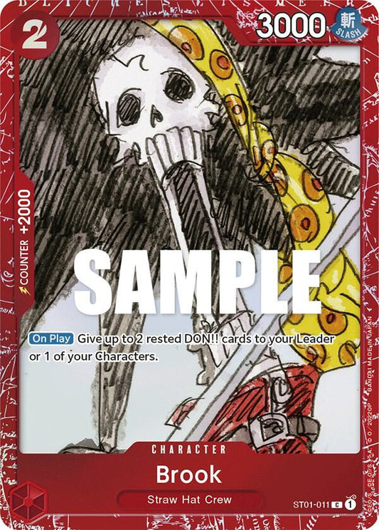 Brook (Premium Card Collection -ONE PIECE FILM RED Edition-) (ST01-011) [One Piece Promotion Cards]