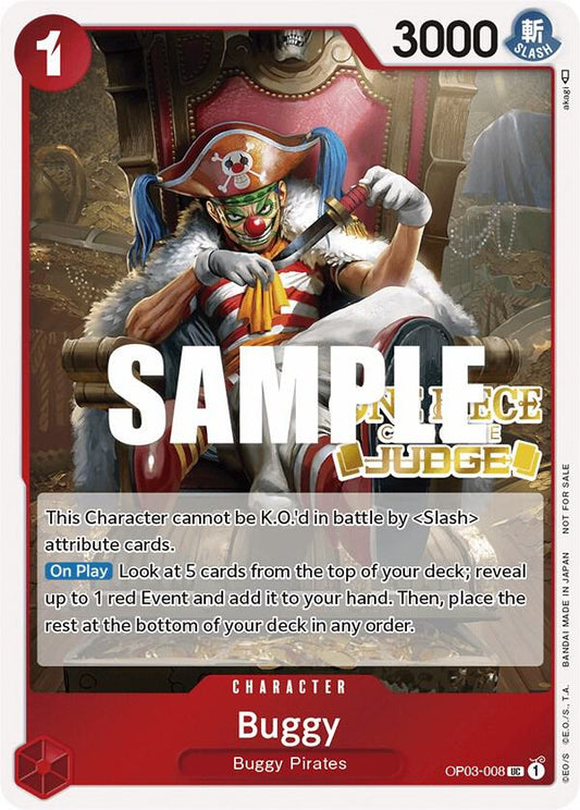 Buggy (Judge Pack Vol. 2) (OP03-008) [One Piece Promotion Cards]