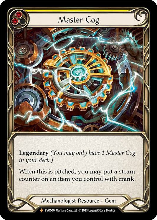 Master Cog [EVO000] (Bright Lights)  Rainbow Foil