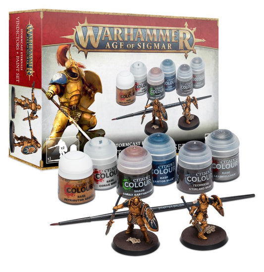 Warhammer : Age of Sigmar - Stormcast Eternals: Vindictors + Paints Set