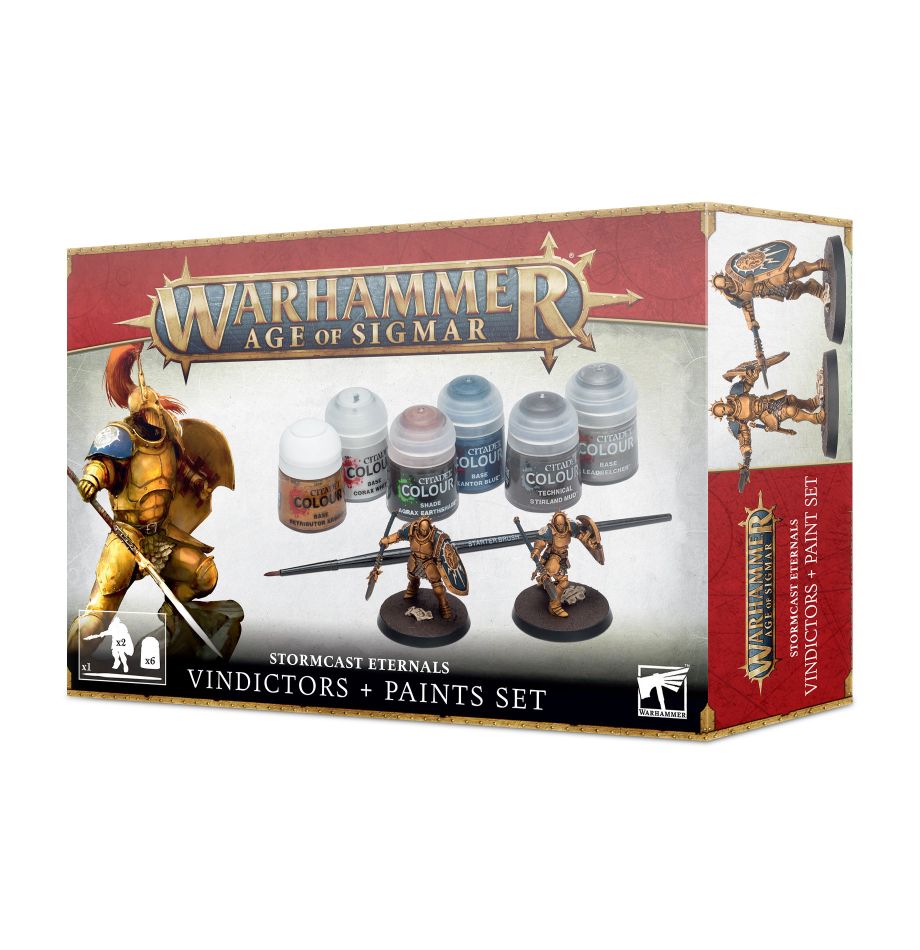 Warhammer : Age of Sigmar - Stormcast Eternals: Vindictors + Paints Set