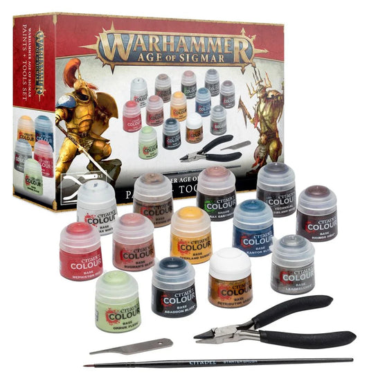 Warhammer : Age of Sigmar - Paint + Tools Set
