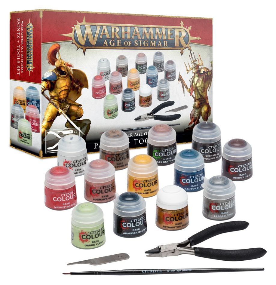 Warhammer : Age of Sigmar - PAINT + TOOLS SET