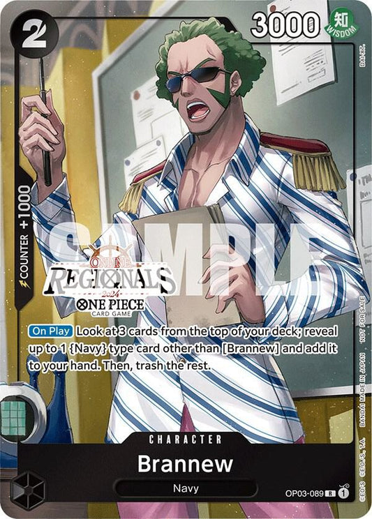 Brannew (Online Regional 2024) [Participant] (OP03-089) [One Piece Promotion Cards]