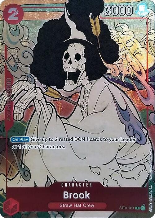 Brook (English Version 1st Anniversary Set) (ST01-011) [One Piece Promotion Cards]