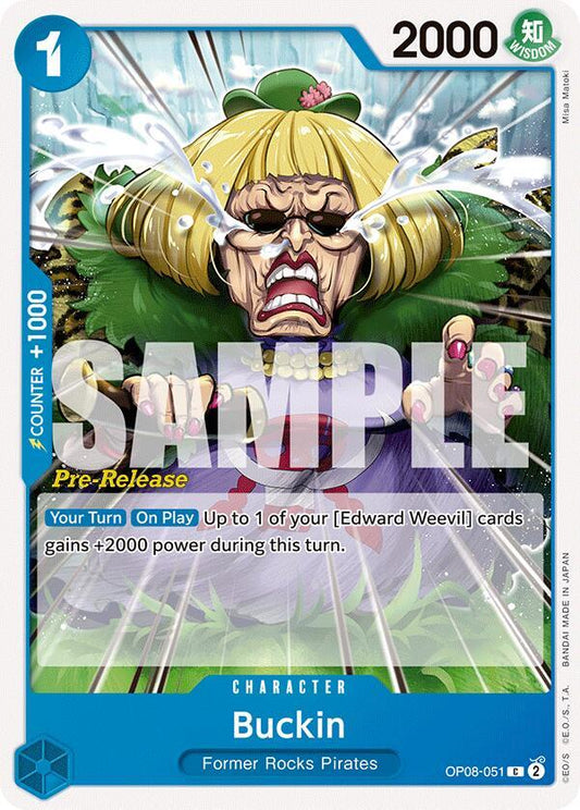 Buckin (OP08-051) [Two Legends Pre-Release Cards]