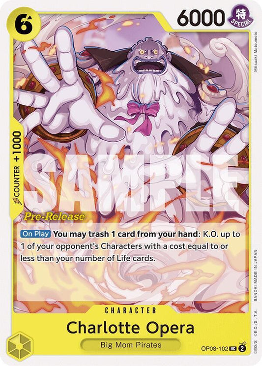 Charlotte Opera (OP08-102) [Two Legends Pre-Release Cards]