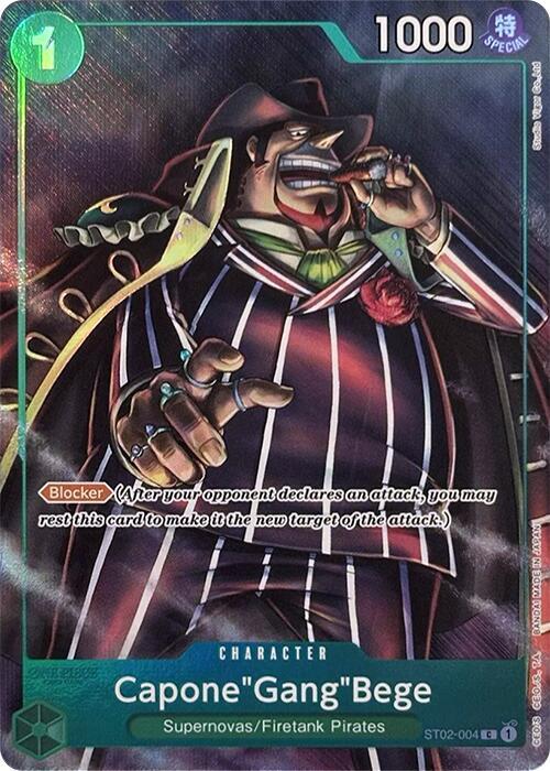 Capone"Gang"Bege (Premium Card Collection -Best Selection Vol. 2-) (ST02-004) [One Piece Promotion Cards]