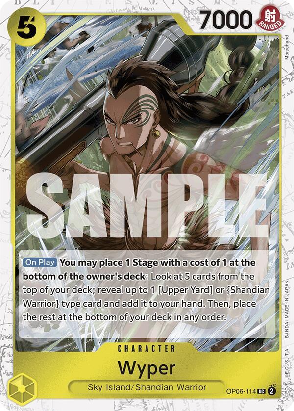 Wyper (Jolly Roger Foil) (OP06-114) [Premium Booster -The Best-]