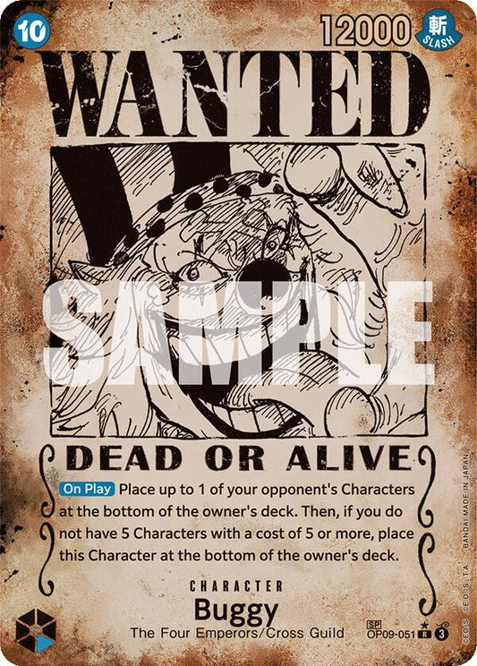Buggy (051) (Wanted Poster) (OP09-051) [Emperors in the New World]