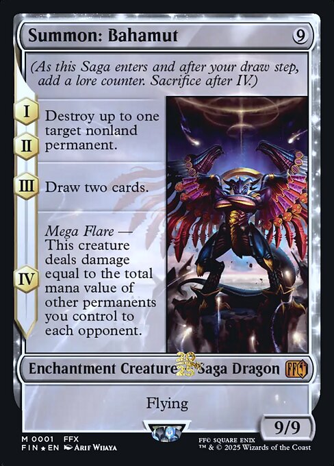 Summon: Bahamut (1s) [Final Fantasy Promos]