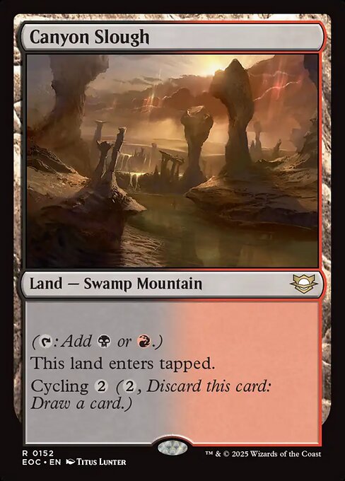 Canyon Slough (152) [Edge of Eternities Commander]