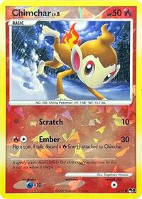 Chimchar (Cracked Ice Holo) [POP Series 8]