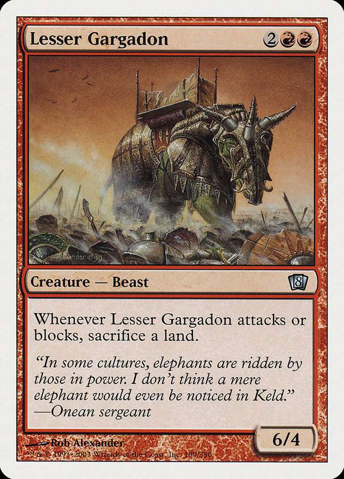 Lesser Gargadon (199) [Eighth Edition]