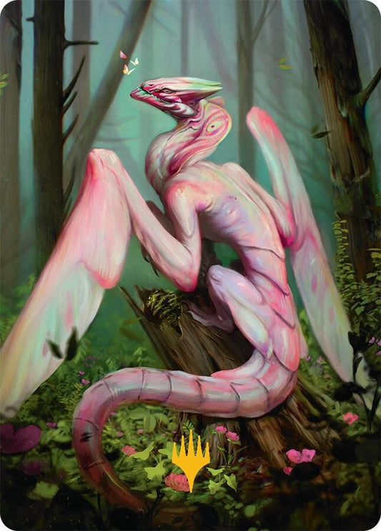 Bloomvine Regent Art Card (46/54) (Gold-Stamped Planeswalker Symbol) [Tarkir: Dragonstorm Art Series]
