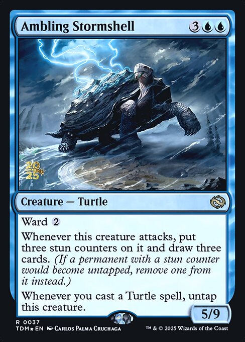 Ambling Stormshell (37s) [Tarkir: Dragonstorm Promos]