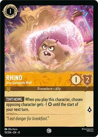 Rhino - One-Sixteenth Wolf [Reign of Jafar]