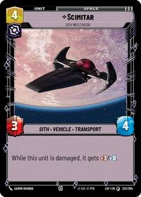 Scimitar - Sith Infiltrator (233/264) [Legends of the Force]
