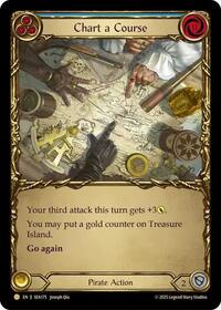 Chart a Course (Blue) (Treasure) (SEA175) [High Seas]