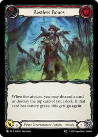 Restless Bones (Red) (CC Tag) (AGB011) [Armory Deck Gravy Bones]