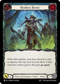 Restless Bones (Blue) (CC Tag) (AGB024) [Armory Deck Gravy Bones]