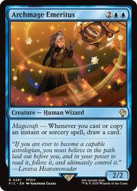 Archmage Emeritus (Surge Foil) (261) [Final Fantasy Commander]