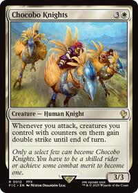 Chocobo Knights (Surge Foil) (12) [Final Fantasy Commander]