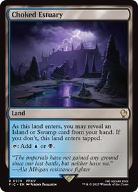 Choked Estuary (Surge Foil) (379) [Final Fantasy Commander]