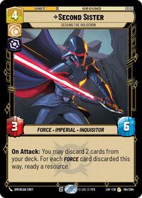 Second Sister - Seeking the Holocron (184/264) [Legends of the Force]