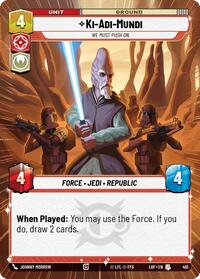 Ki-Adi-Mundi - We Must Push On (Hyperspace) (410) [Legends of the Force]