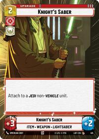 Knight's Saber (Hyperspace) (415) [Legends of the Force]