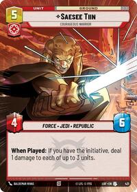 Saesee Tiin - Courageous Warrior (Hyperspace) (431) [Legends of the Force]
