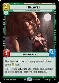 Malakili - Loving Rancor Keeper (Foil) (610) [Legends of the Force]