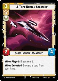 J-Type Nubian Starship (Foil) (696) [Legends of the Force]