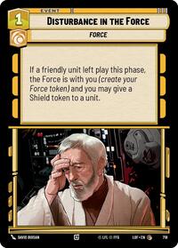 Disturbance in the Force (Foil) (718) [Legends of the Force]