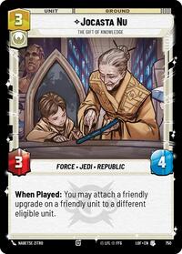 Jocasta Nu - The Gift of Knowledge (Foil) (750) [Legends of the Force]