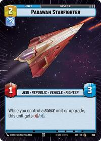 Padawan Starfighter (Hyperspace Foil) (800) [Legends of the Force]