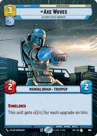 Axe Woves - Accomplished Warrior (Hyperspace Foil) (802) [Legends of the Force]