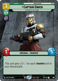 Captain Enoch - Captain of the Guard (Hyperspace Foil) (823) [Legends of the Force]